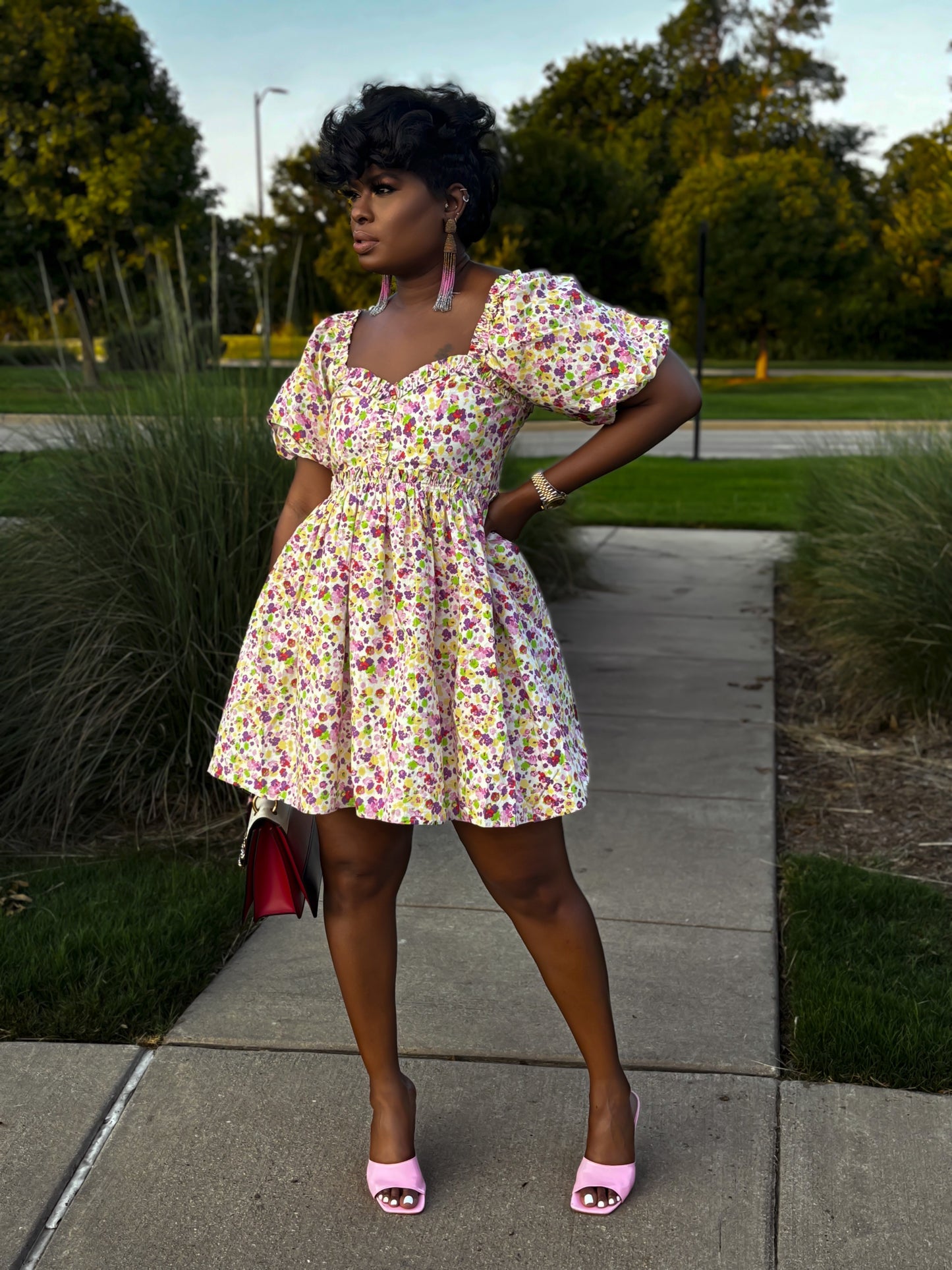 Floral Bobbi Dress