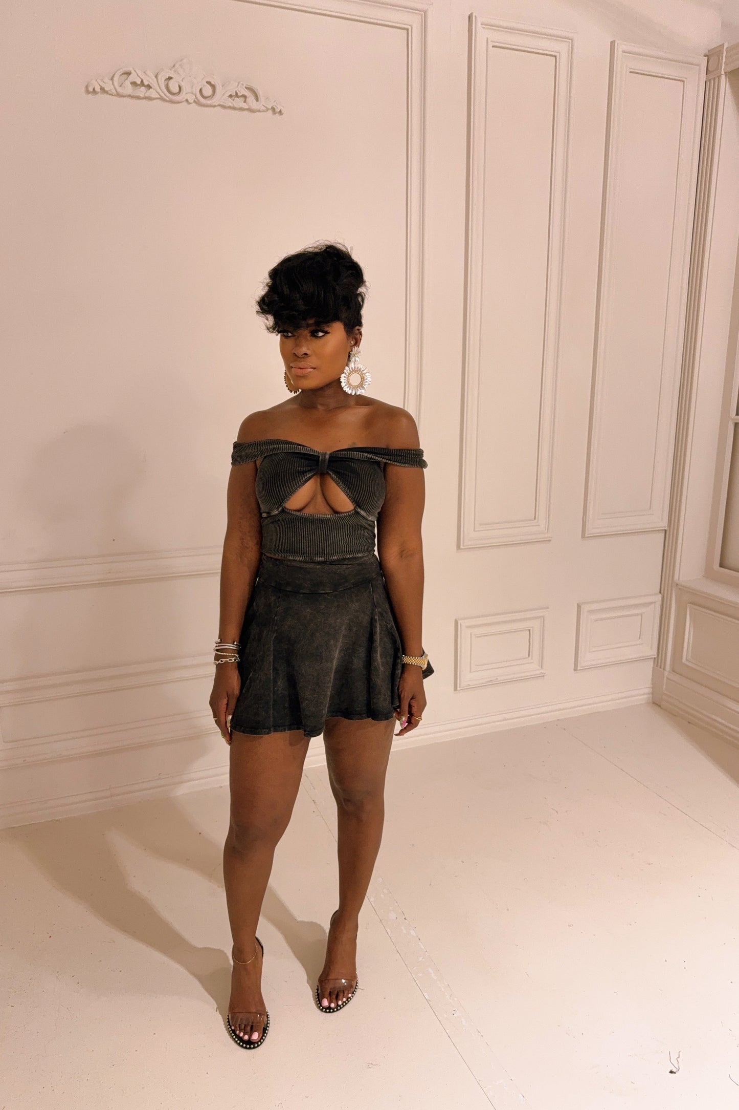 Off the Sleeve Skort Set