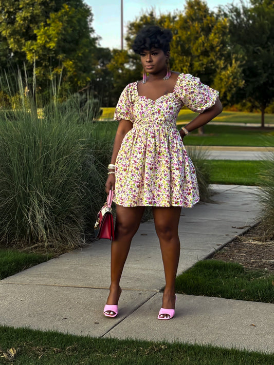 Floral Bobbi Dress