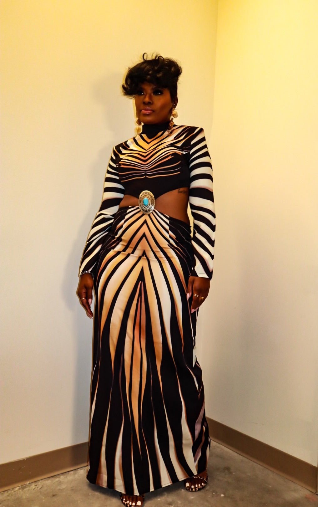 Wild Zebra Dress